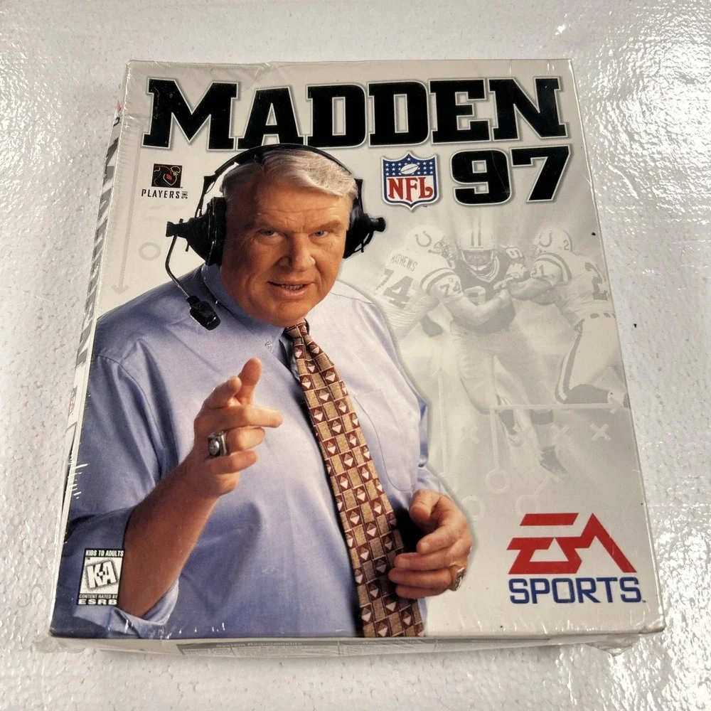 Vintage Madden NFL 97 Big Box PC Brand New Factory Sealed NOS NIB 90's Y2K